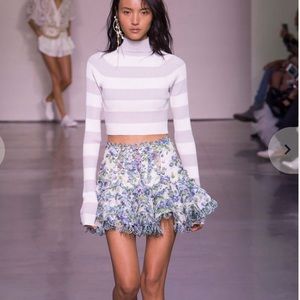 Zimmermann Whitewave Lace Flip
Skirt - Floral Print